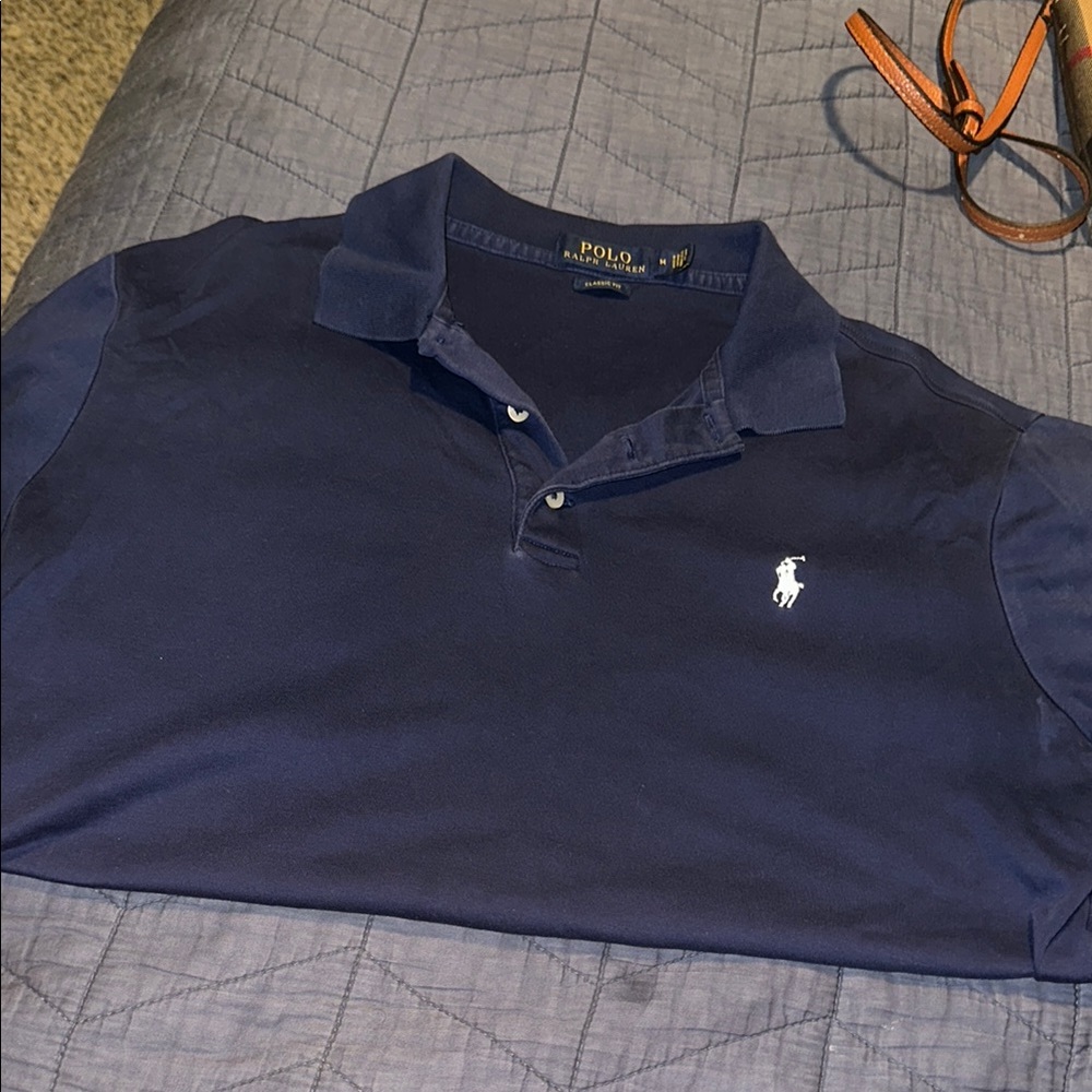 Polo by Ralph Lauren Men's Deep Blue Polo Shirt
